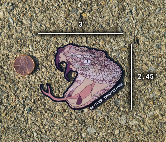 Rattler Innovations Logo Sticker Rattler Innovations LLC