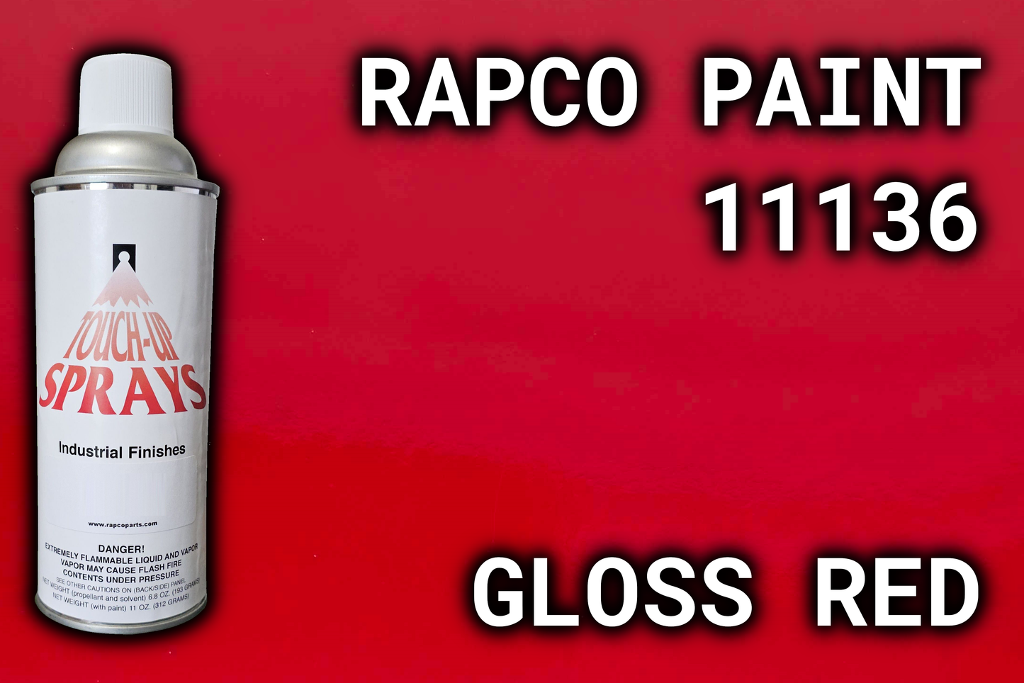Rapco 11136 Gloss Red Rattler Innovations LLC