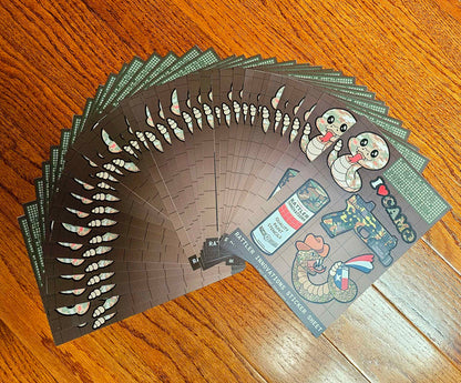 Rattler Innovations Sticker Sheet Rattler Innovations LLC