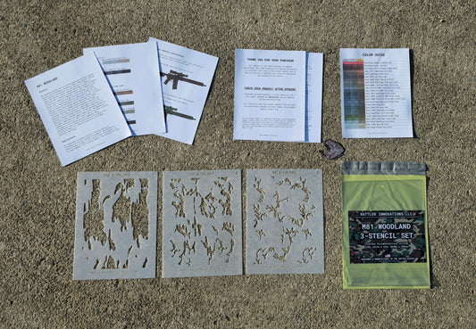 M81 Woodland | Sling + Stencil Bundle Rattler Innovations LLC