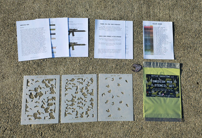 Swedish M90 Reusable 3-Stencil Set Rattler Innovations LLC