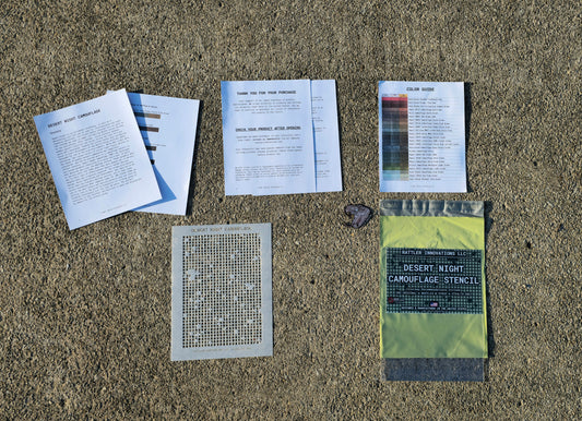 Desert Night Camouflage | Paint + Stencil Bundle Rattler Innovations LLC