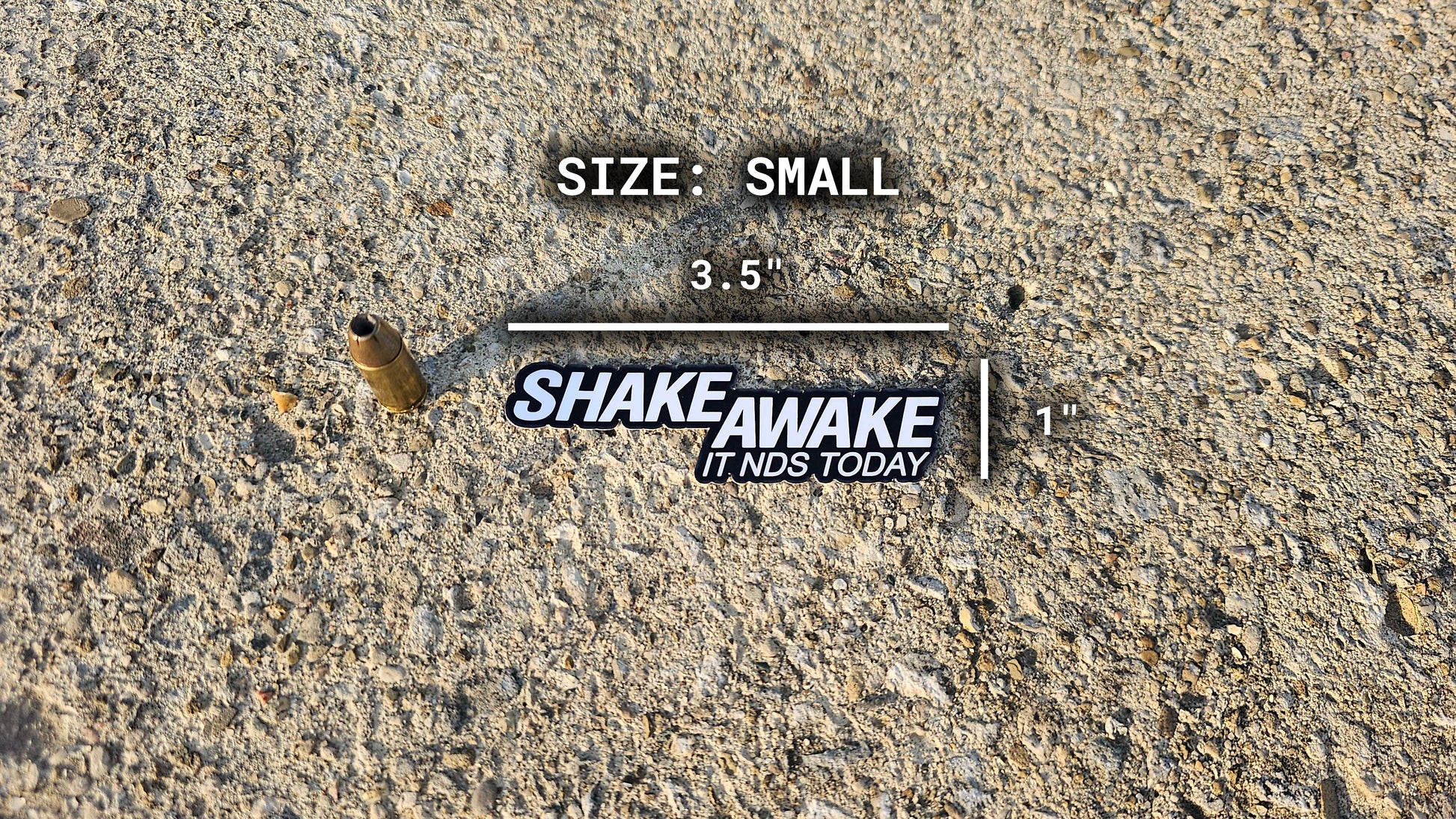 Shake Awake Sticker Rattler Innovations LLC