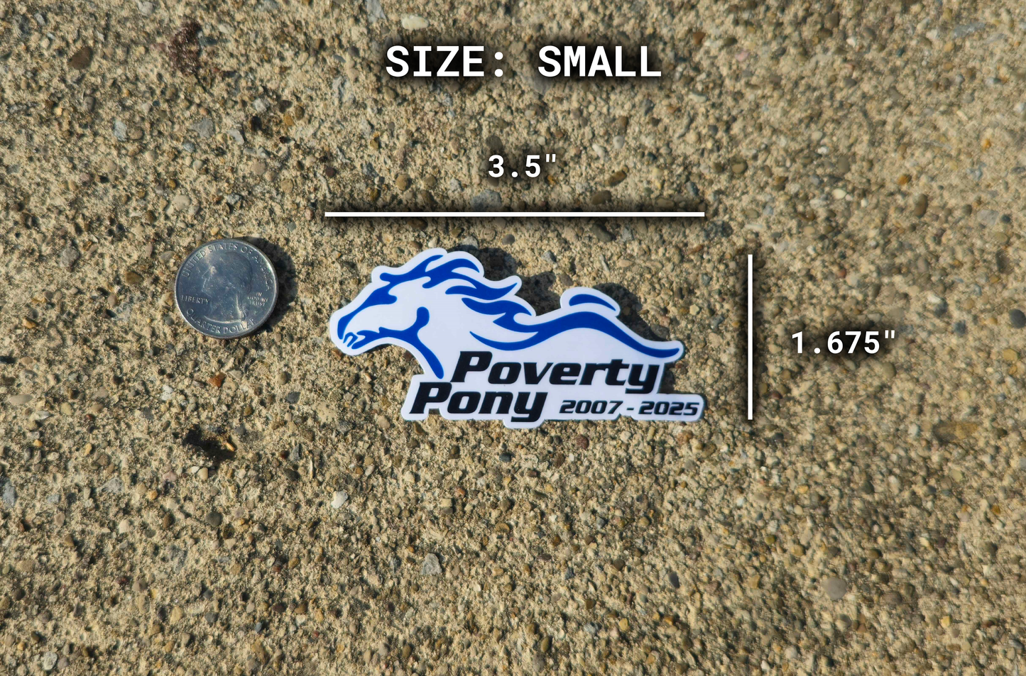 Poverty Pony Sticker Rattler Innovations LLC