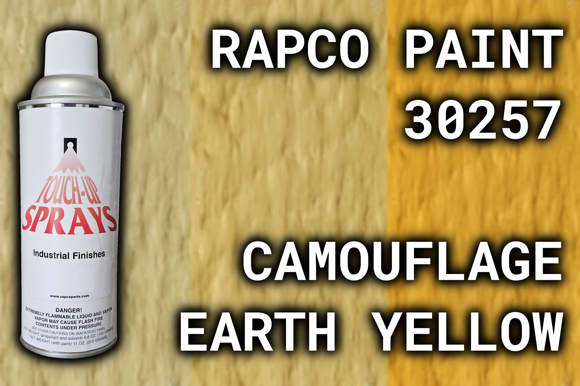 Rapco 30257 Camouflage Earth Yellow Rattler Innovations LLC