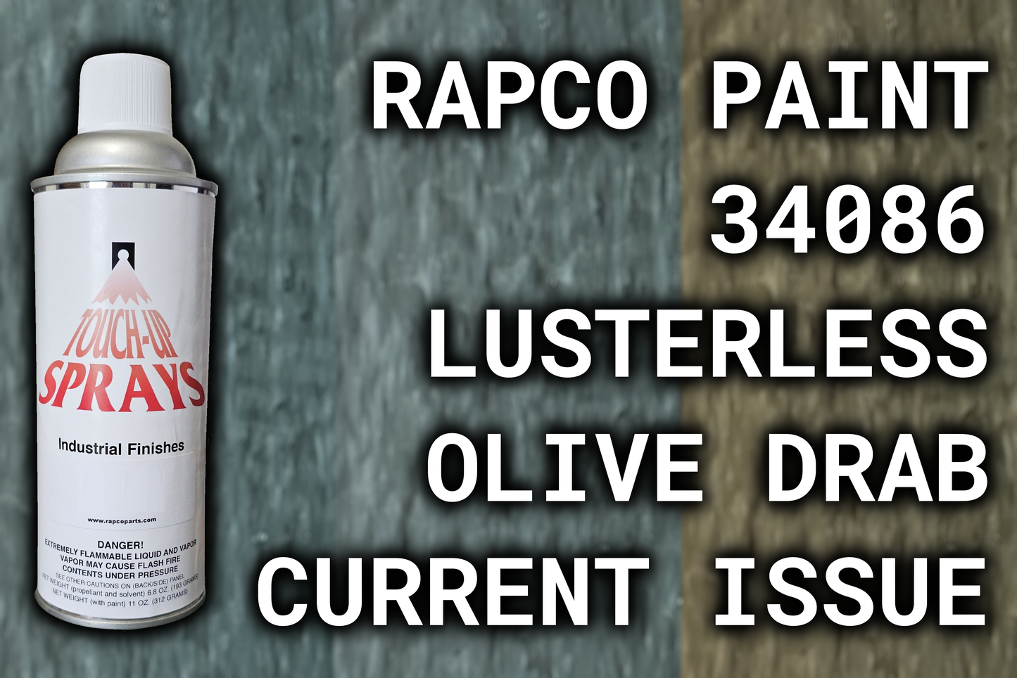 Rapco 34086 Lusterless Olive Drab Current Issue Rattler Innovations LLC