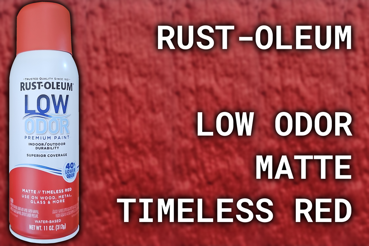 Rust-Oleum Low Odor Matte Timeless Red Rattler Innovations LLC