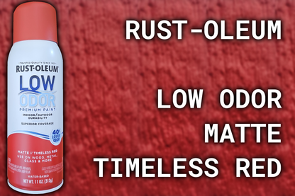 Rust-Oleum Low Odor Matte Timeless Red Rattler Innovations LLC