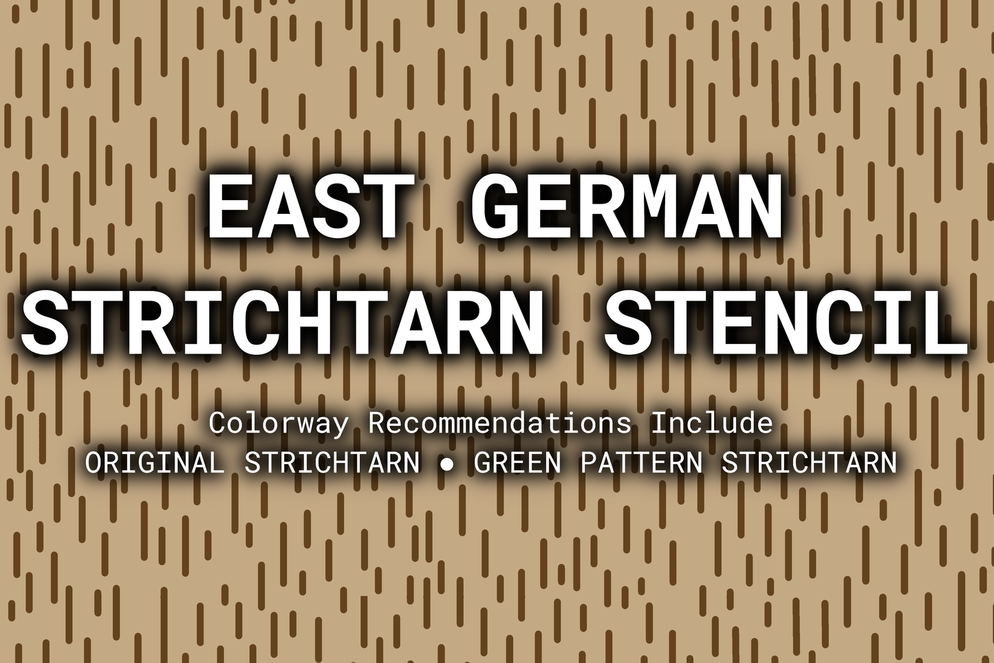East German Strichtarn | Paint + Stencil Bundle Rattler Innovations LLC