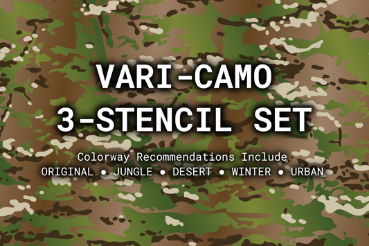 Vari-Camo | Paint + Stencil Bundle Rattler Innovations LLC