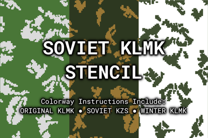 Soviet KLMK Reusable Stencil Rattler Innovations LLC
