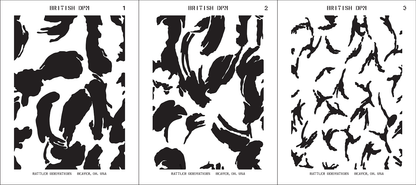[PRE-ORDER] British DPM Reusable 3-Stencil Set Rattler Innovations LLC