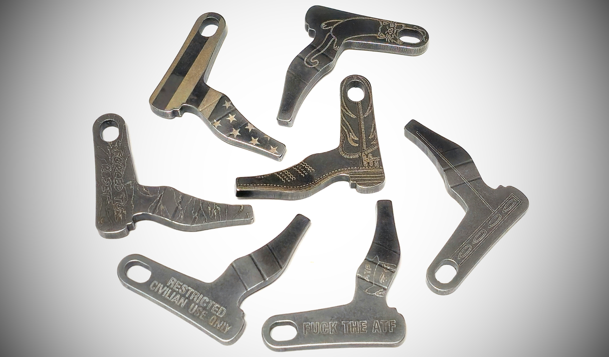 Hoffman Tactical Trigger Kicker - Engraved Rattler Innovations LLC