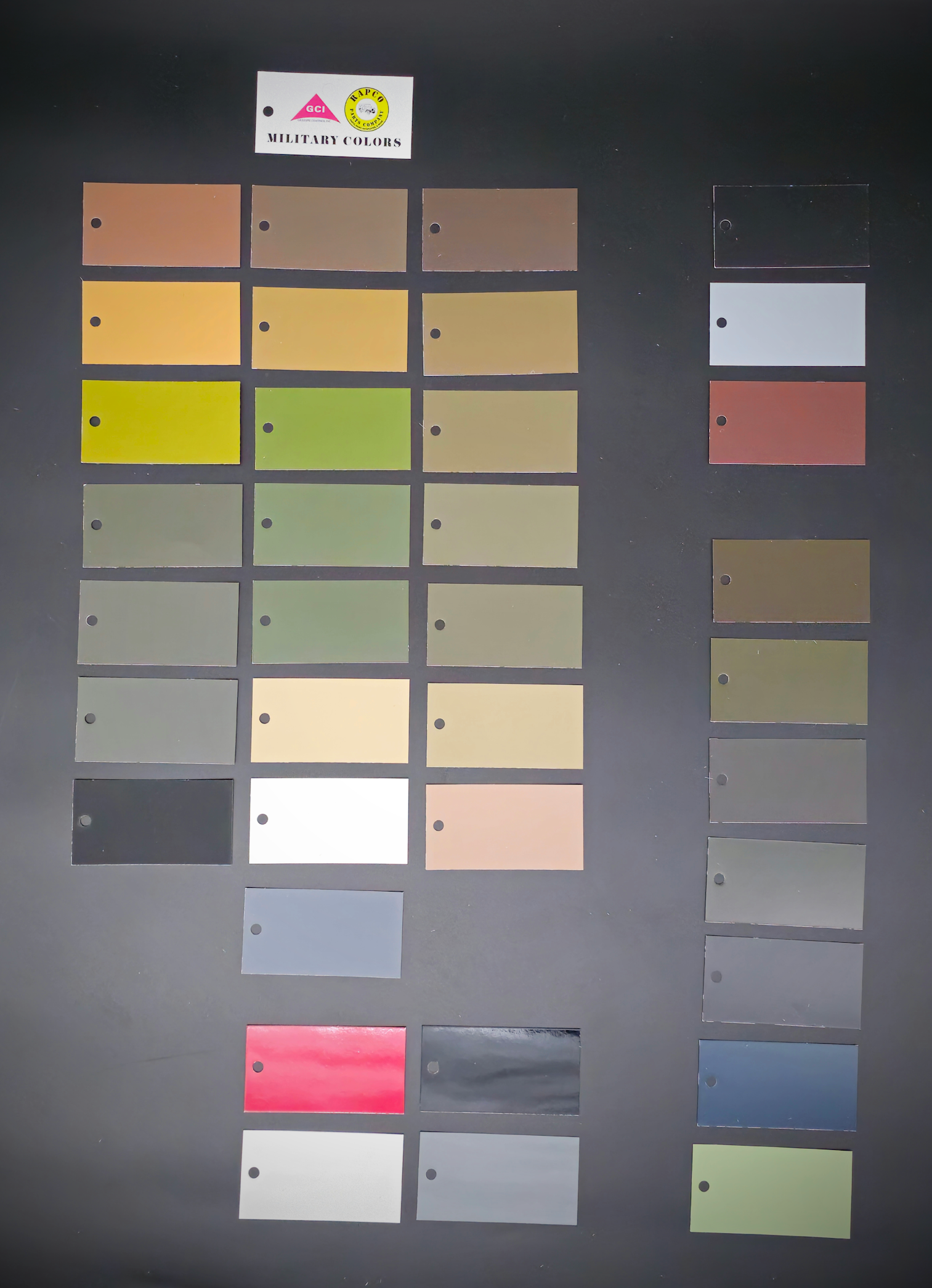 Rapco Color Swatches Rattler Innovations LLC