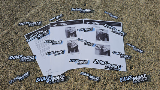 Shake Awake Sticker Rattler Innovations LLC